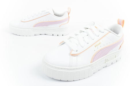 Pantofi sport pentru copii Puma Mayze cu platformă pentru fete [396665 01] alb