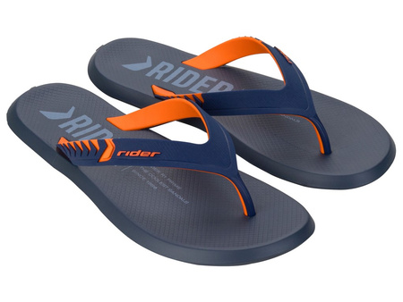 Șlapi sport Rider pentru bărbați R1 Prime, confortabili, bleumarin și portocaliu