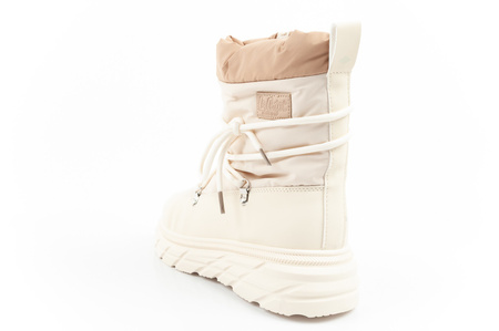 Pantofi de drumeție de iarnă Lee Cooper pentru femei, izolați, bej și crem