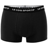 Le Coq Sportif boxeri chiloți bărbați set de 3 negru gri vișiniu