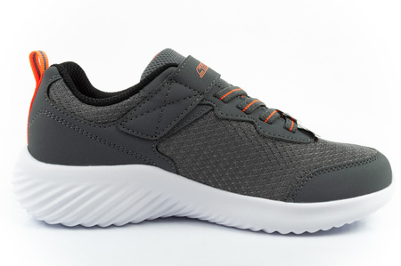 Pantofi sport Skechers Bounder pentru copii cu velcro, ușori, gri la modă