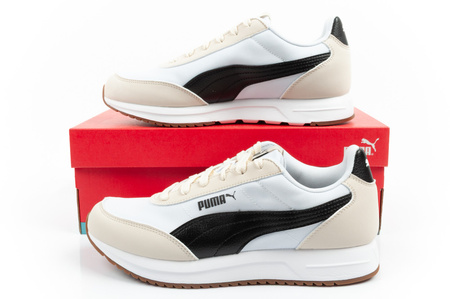 Teniși Puma R78 Lightwind pentru bărbați, confortabili, la modă, bej, alb