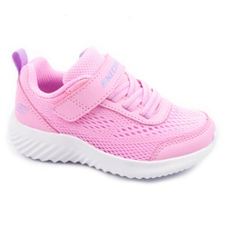 Pantofi sport Skechers Bounder roz pentru bebeluși