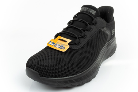 Pantofi sport pentru bărbați Skechers Bobs Squad Chaos [118303/BBK] SLIP-INS, negri.