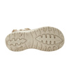 Sandale Lee Cooper pentru femei cu velcro pentru plajă de vară, bej deschis și crem