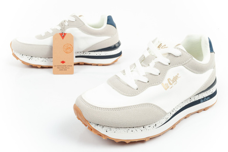 Pantofi sport Lee Cooper Memory Foam pentru femei, albi, confortabili [LCW-25-03-3365L]