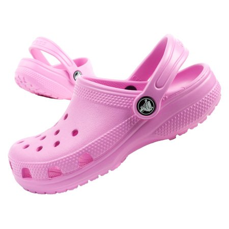 Sandale Crocs Classic pentru copii, roz la modă, confortabile, ușoare