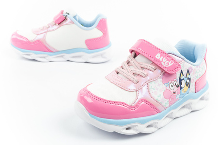 Teniși ușori pentru copii Leomil Bluey cu velcro și LED