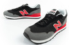 Pantofi sport New Balance 515 pentru bărbați, la modă, confortabili, negri, roșii
