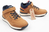 Pantofi sport Levi's Sierra High-Top pentru copii, maro, cu velcro