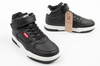 Teniși Levi's John SE Mid Negri cu Velcro pentru Copii