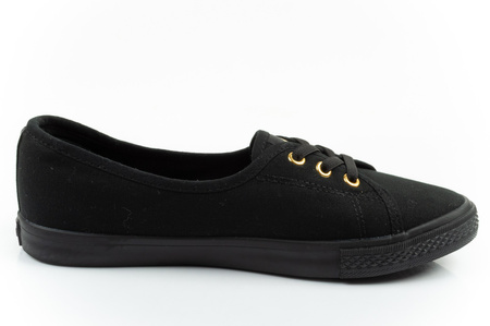 Teniși Lee Cooper pentru femei, balerini negri, fără slip-on