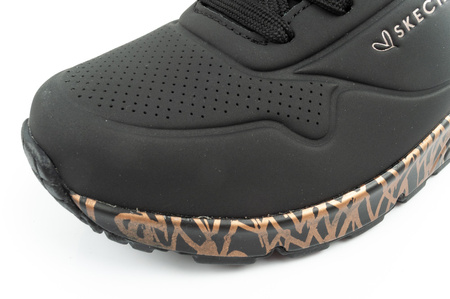 Teniși Skechers Uno-Loving Love pentru femei, negri la modă