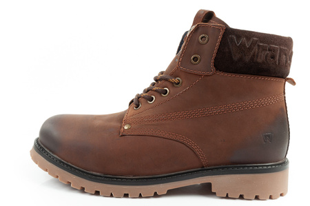 Ghete Chelsea Wrangler Arch pentru bărbați, ghete elegante din piele, maro închis