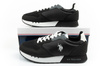 Pantofi sport U.S. Polo Assn. pentru bărbați, la modă, confortabili, negri