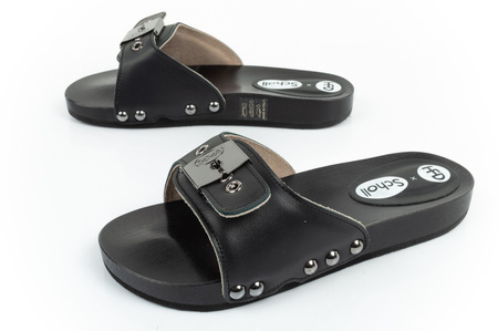 Saboti Scholl x HFD Pescura [F304421004] Saboti, negri.