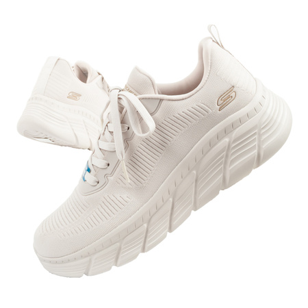 Pantofi sport Skechers Bobs B Flex, model bej, la modă, pentru femei [117385/OFWT]