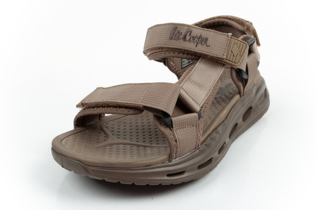 Sandale Lee Cooper pentru bărbați cu velcro pentru plajă de vară, verde deschis