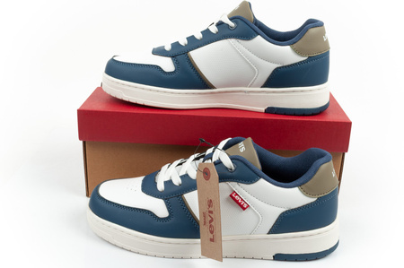 Teniși Levi's Kick Se pentru copii, albi, confortabili, la modă