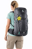 Rucsac sport Deuter Trail Pro 34 SL pentru trekking și alpinism, gri