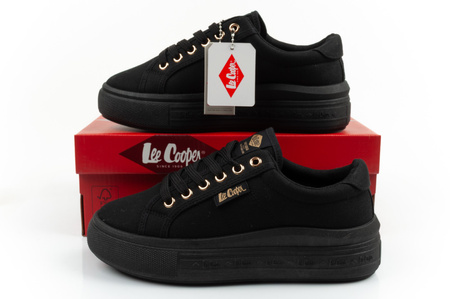 Teniși Lee Cooper pentru femei, la modă, negri