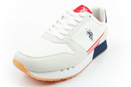 Pantofi sport U.S. Polo Assn, adidași bărbați, la modă, comozi, albi