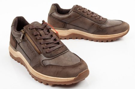 Pantofi sport Wrangler pentru bărbați, pantofi sport Wriv, pantofi casual, maro