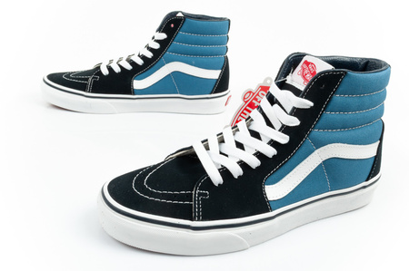 Pantofi sport pentru femei Vans Sk8-Hi, piele, albastru la modă [VN000D5INVY1]