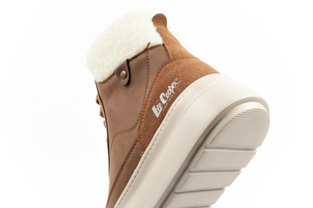 Ghete de iarnă pentru femei Lee Cooper, ușoare, cu izolație din piele de oaie