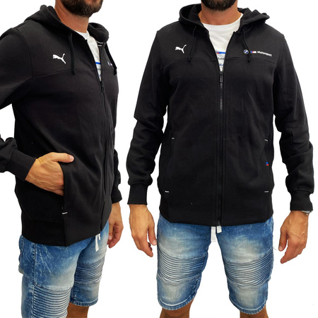 Hanorac sport pentru bărbați Puma BMW MMS Hdd [621221 01], negru.