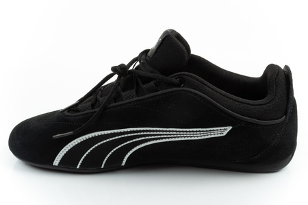Pantofi sport pentru femei Puma Catch Soleil SD, piele naturală neagră, la modă
