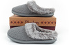 Papuci de damă Skechers [167225/GRY] izolați, gri.