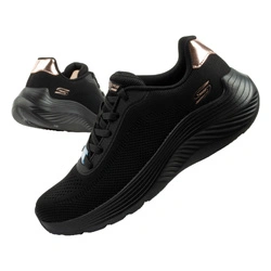 Teniși Skechers Bobs Squad Waves pentru femei, negri, ușori, la modă