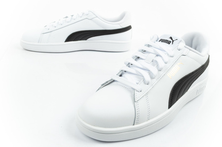 Teniși din piele pentru bărbați Puma Smash 3.0, albi