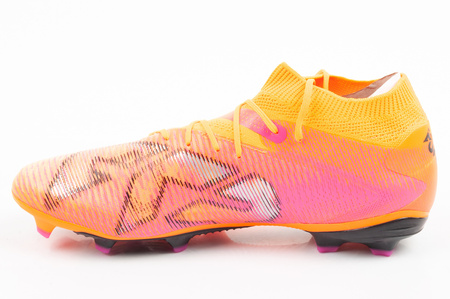 Ghete de fotbal Puma Future 8 Pro FG/AG pentru teren solid, portocaliu neon