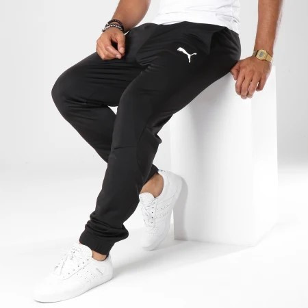 Pantaloni de trening Puma Liga pentru bărbați, negri - Stil sportiv și confortabil