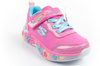Pantofi sport Skechers S Lights LED pentru copii, cu velcro, pentru fete