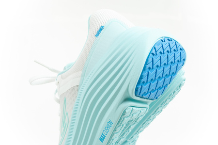 Pantofi sport Skechers Max Cushioning [129470/WLB] pentru alergare, alb și albastru.