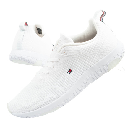 Pantofi sport Tommy Hilfiger Corporate pentru bărbați, albi, la modă