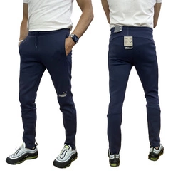 Pantaloni sport barbati Puma Casuals [657386 06], bleumarin.