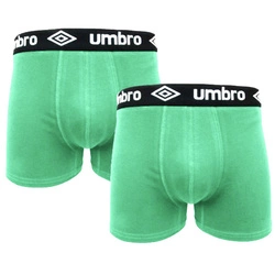 Boxer pentru bărbați Umbro [UMUM0197 2SP] PACK 2, verde.