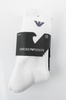 Șosete Emporio Armani Calza pentru bărbați, bumbac confortabil, albe, set de 3
