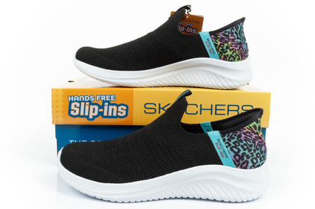 Skechers [303801L/BKMT] Pantofi sport SLIP-INS, negri.