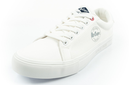 Teniși Lee Cooper pentru bărbați, albi la modă, confortabili