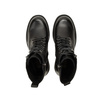 Ghete de damă Lee Cooper, negre, cu fermoar, din piele naturală