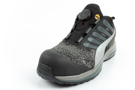 Pantofi de lucru Puma Charge Black Disc Low S1P ESD HRO SRC, Negri BOA