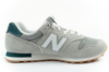 Pantofi sport New Balance 373 pentru bărbați, piele gri la modă, gri verde