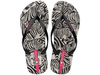 Flip-flops dama Ipanema Animal [83617 AY386], alb-negru.