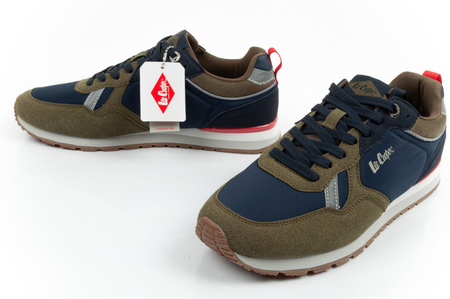 Teniși Lee Cooper pentru bărbați, la modă, confortabili, durabili, bleumarin, kaki