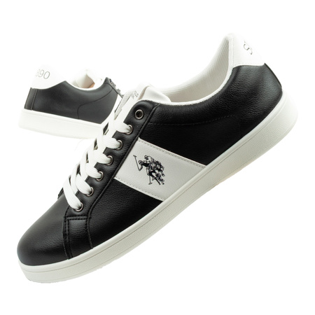 Pantofi sport U.S. Polo Assn. pentru bărbați, la modă, negri, confortabili